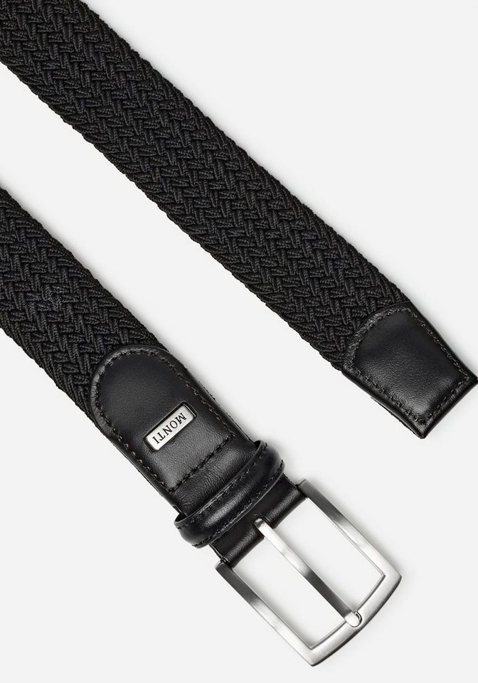 MONTI Flechtgürtel HAMBURG 3,5 cm breit, Elastischer Flechtgürtel, Casual-Business-Sportiv – Bild 3 von 5