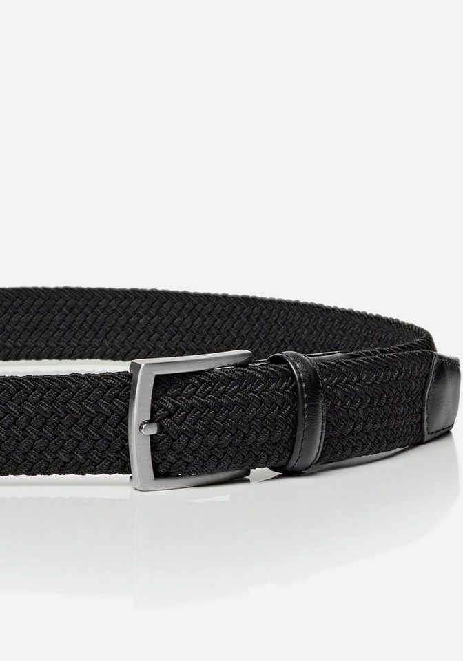 MONTI Flechtgürtel HAMBURG 3,5 cm breit, Elastischer Flechtgürtel, Casual-Business-Sportiv – Bild 4 von 5