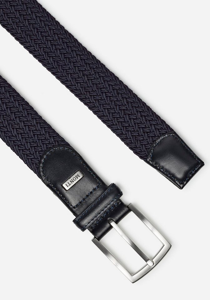 MONTI Flechtgürtel HAMBURG 3,5 cm breit, Elastischer Flechtgürtel, Casual-Business-Sportiv – Bild 3 von 5