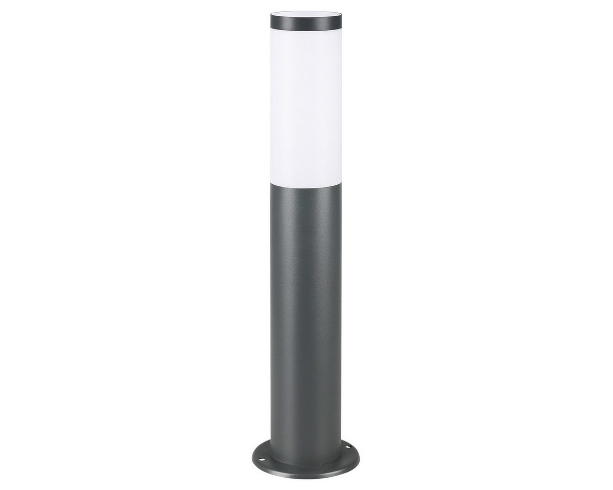 monzana Gartenleuchte, Außenleuchte, Edelstahl 50cm Strom Außenlampe Pollerleuchte Stehend Außen Anthrazit – Bild 3 von 5
