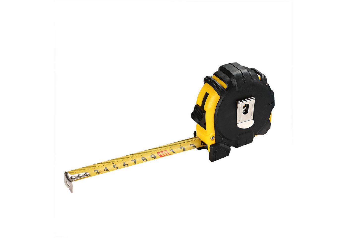 monzana Maßband, Rollmeter 3m x 16mm verschiebbarer Endhaken Bandmaß Autorollsystem – Bild 4 von 5