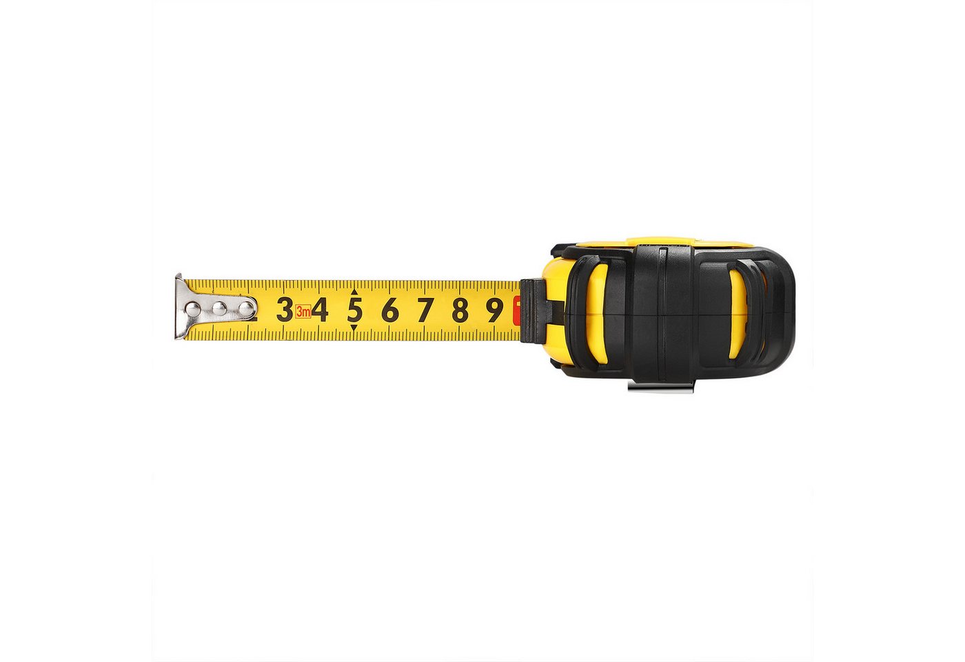 monzana Maßband, Rollmeter 3m x 16mm verschiebbarer Endhaken Bandmaß Autorollsystem – Bild 5 von 5
