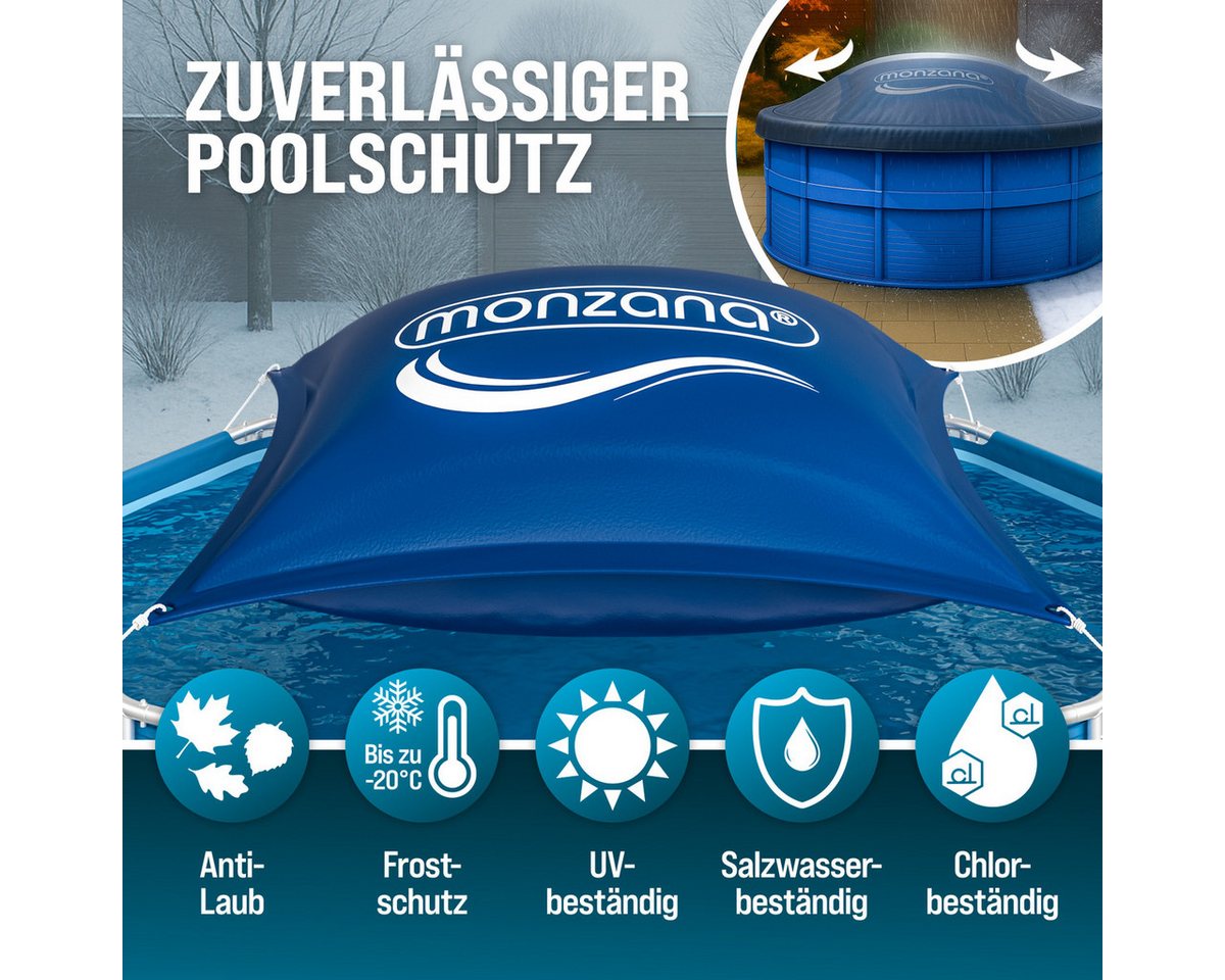 monzana Pool Poolkissen (5-tlg), 4x Poolkissen Winter XL Chlorbeständig Seil PVC Verstärktes Material – Bild 2 von 5