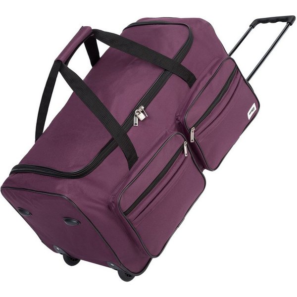monzana Reisetasche (1-tlg), mit Rollen 85L Trolley Teleskopgriff Groß XL Gepäcktasche
