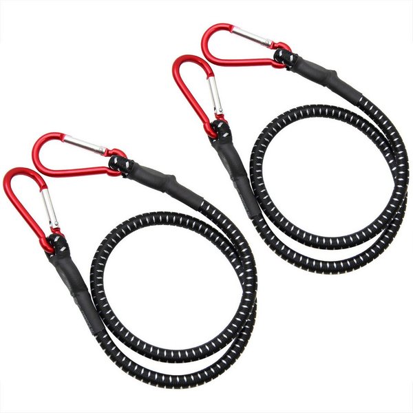 monzana Spanngurt Deuba (2-St) 2x Gepäckspanner 80 cm stabile Karabinerhaken witterungsbeständig