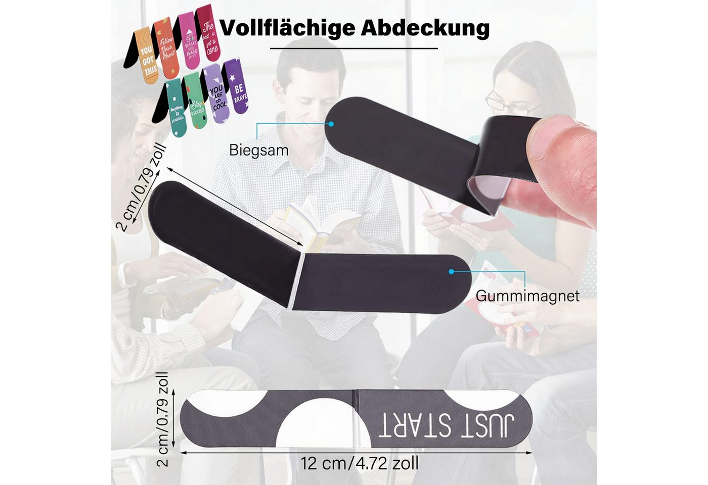 MOPUEA Konferenzmappe A6 Budgetordner Ringbuchmappe Geldkassette aus Kunstleder (Schreibmappe, 1-St., Multifunktionale Geld- / Dokumentenmappe mit 12 Reißversch – Bild 2 von 5