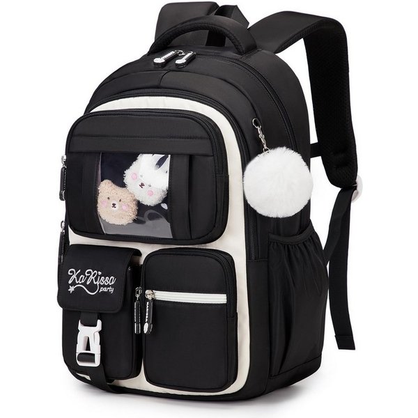 MOPUEA Schulrucksack Rucksack Schulrucksack Wasserabweisend Gepolstert Bequem