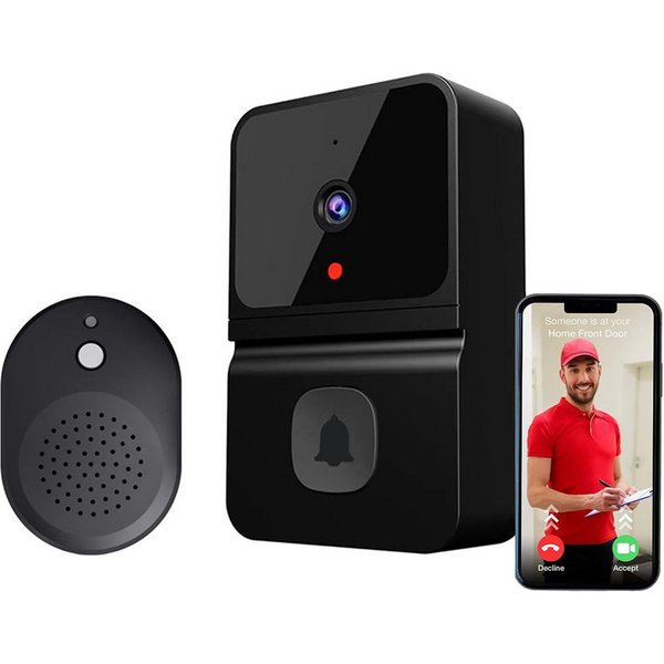 MOPUEA Smart Home Türklingel Smart Home Türklingel Kabellose Video Türklingel Infrarot-Nachtsicht