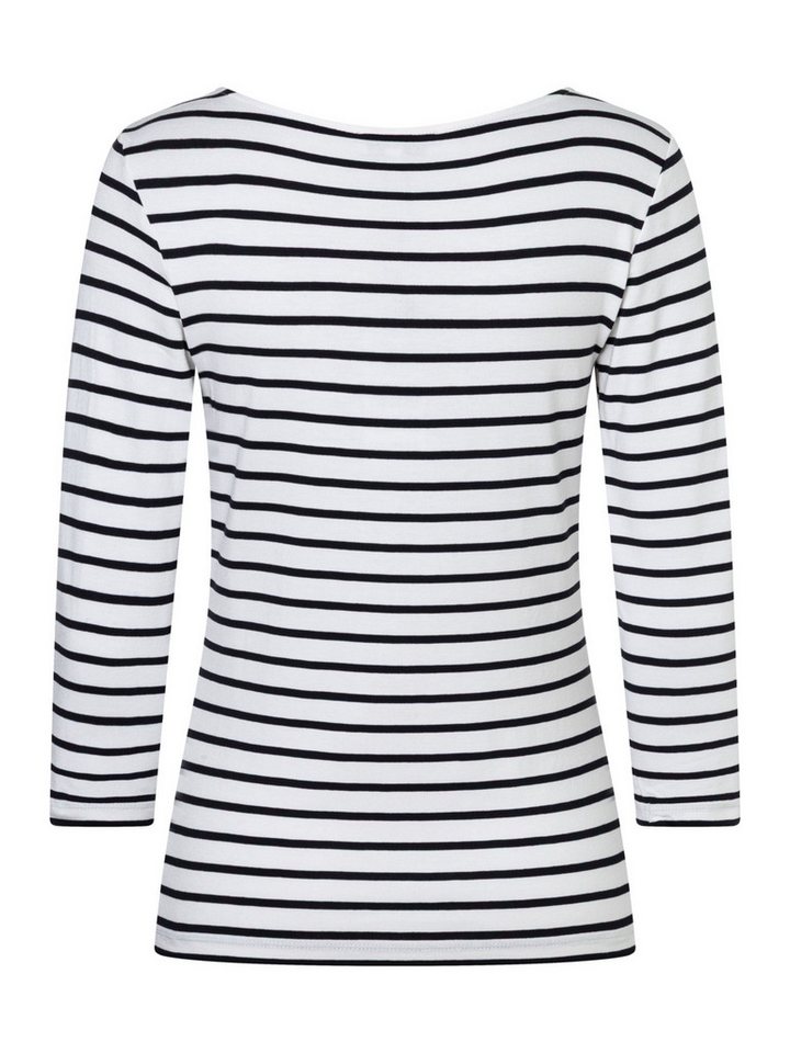 MORE&MORE 3/4-Arm-Shirt softes Basic-Streifenshirt, 3/4 Arm – Bild 5 von 5