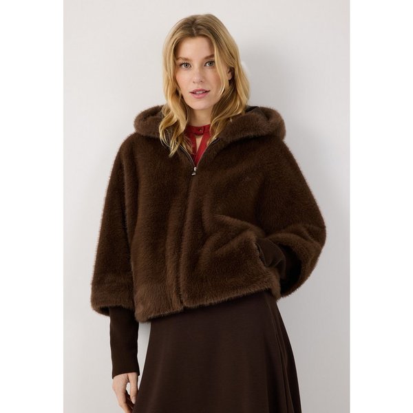 MORE&MORE Blouson superweiche, kurze Kunstfelljacke