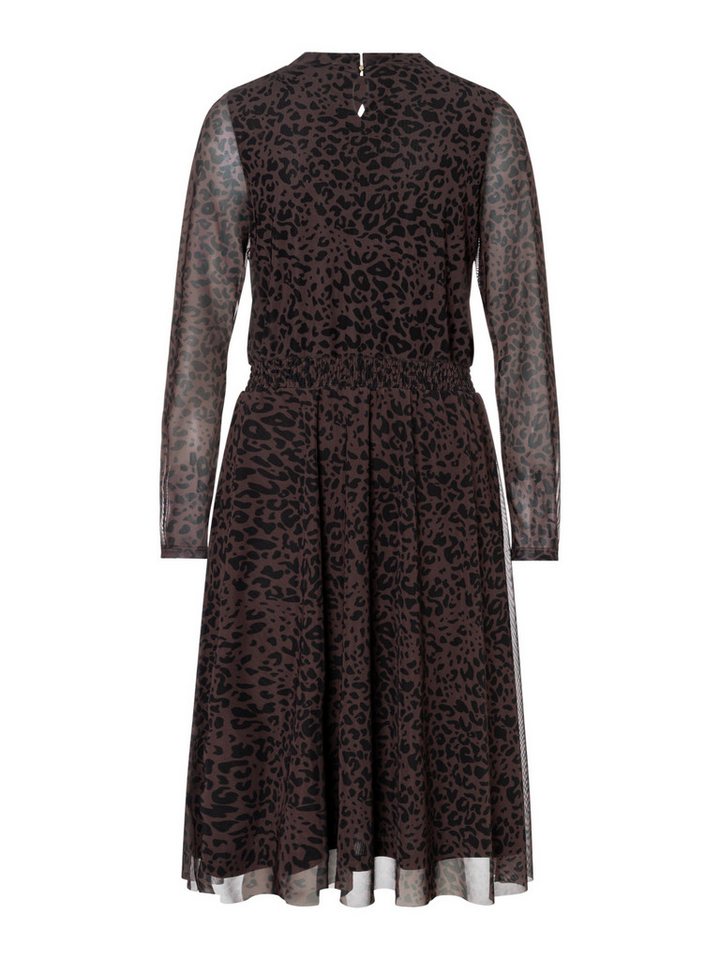 MORE&MORE Jerseykleid leichtes, feminines Leo-Meshkleid – Bild 3 von 5