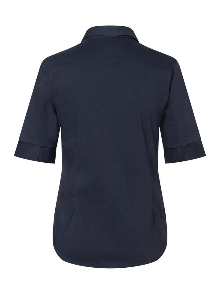 MORE&MORE Kurzarmbluse klassische, taillierte Basic-Bluse – Bild 2 von 4