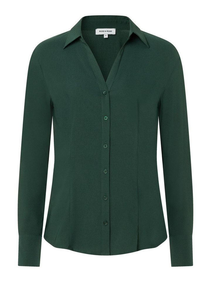 MORE&MORE Langarmbluse klassische, schmale Businessbluse – Bild 2 von 5