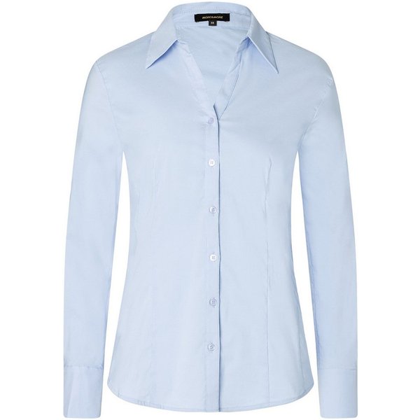 MORE&MORE Langarmbluse klassische Business-Stretchbluse