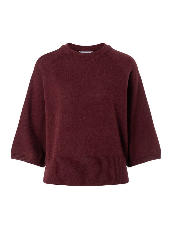 MORE&MORE Rundhalspullover Boxy Pullover mit weiten 3/4 Ärmeln – Bild 3 von 5
