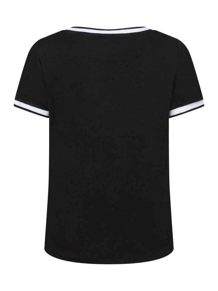 MORE&MORE T-Shirt Blusenshirt mit Kontrastabschlüssen – Bild 2 von 3