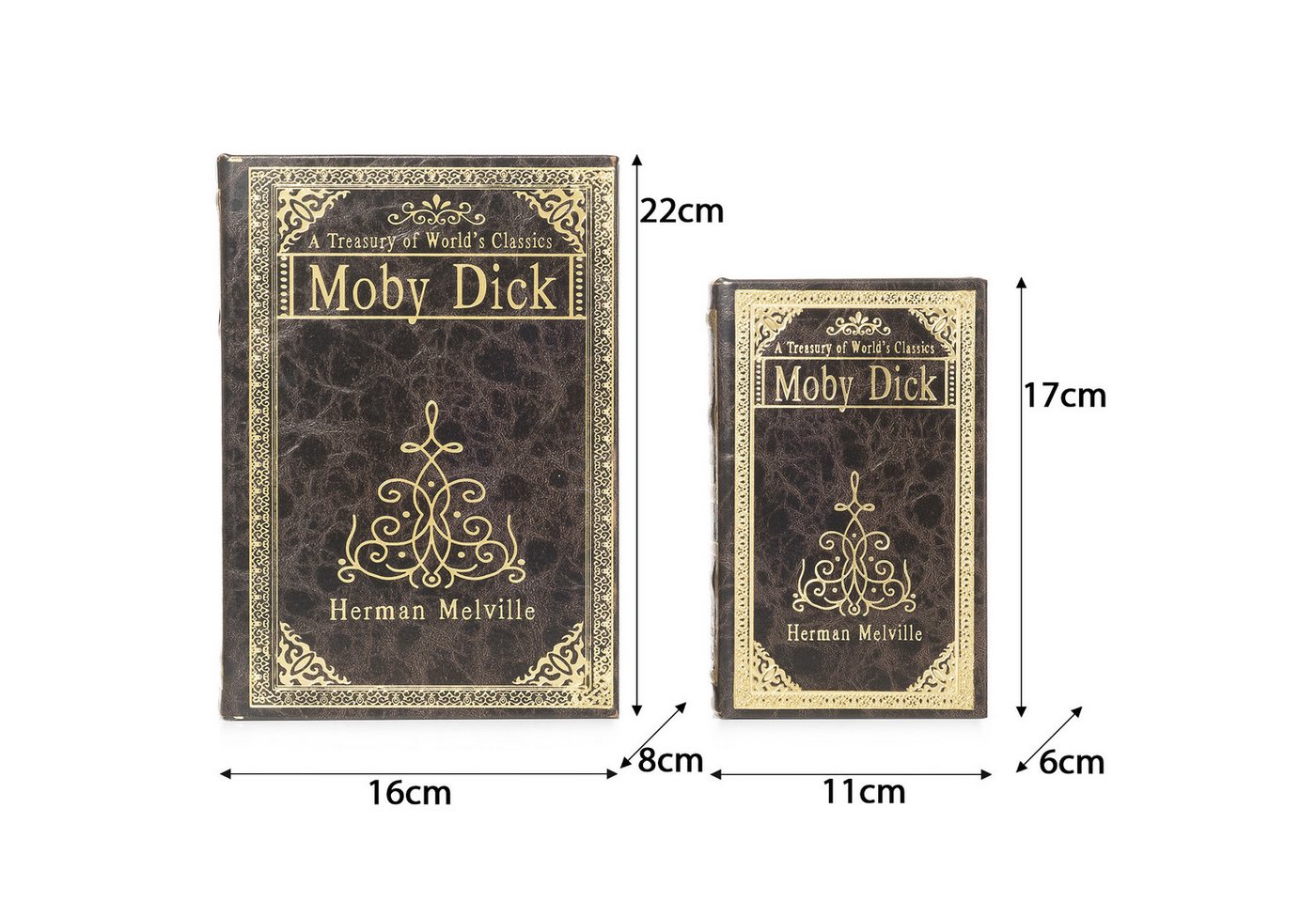Moritz Etui Buchattrappe Moby Dick Wal verziert – Bild 3 von 5