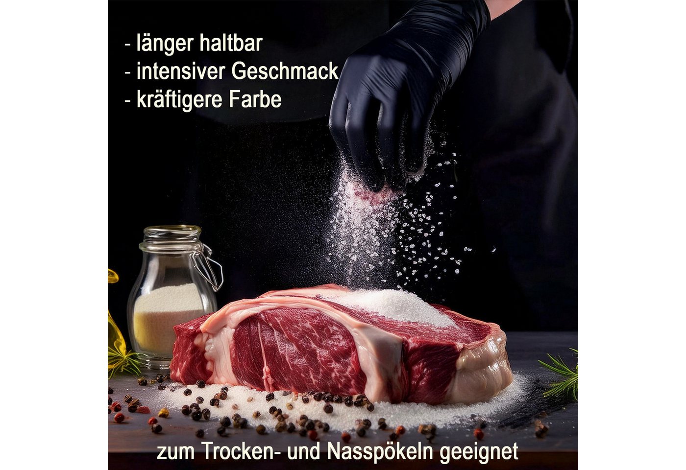 Moritz Räucherbox 2000g Nitritsalz 0,4-0,5% Pökelsalz Salzmischung Nitrit Salz NPS Salz zum Pökeln – Bild 3 von 4