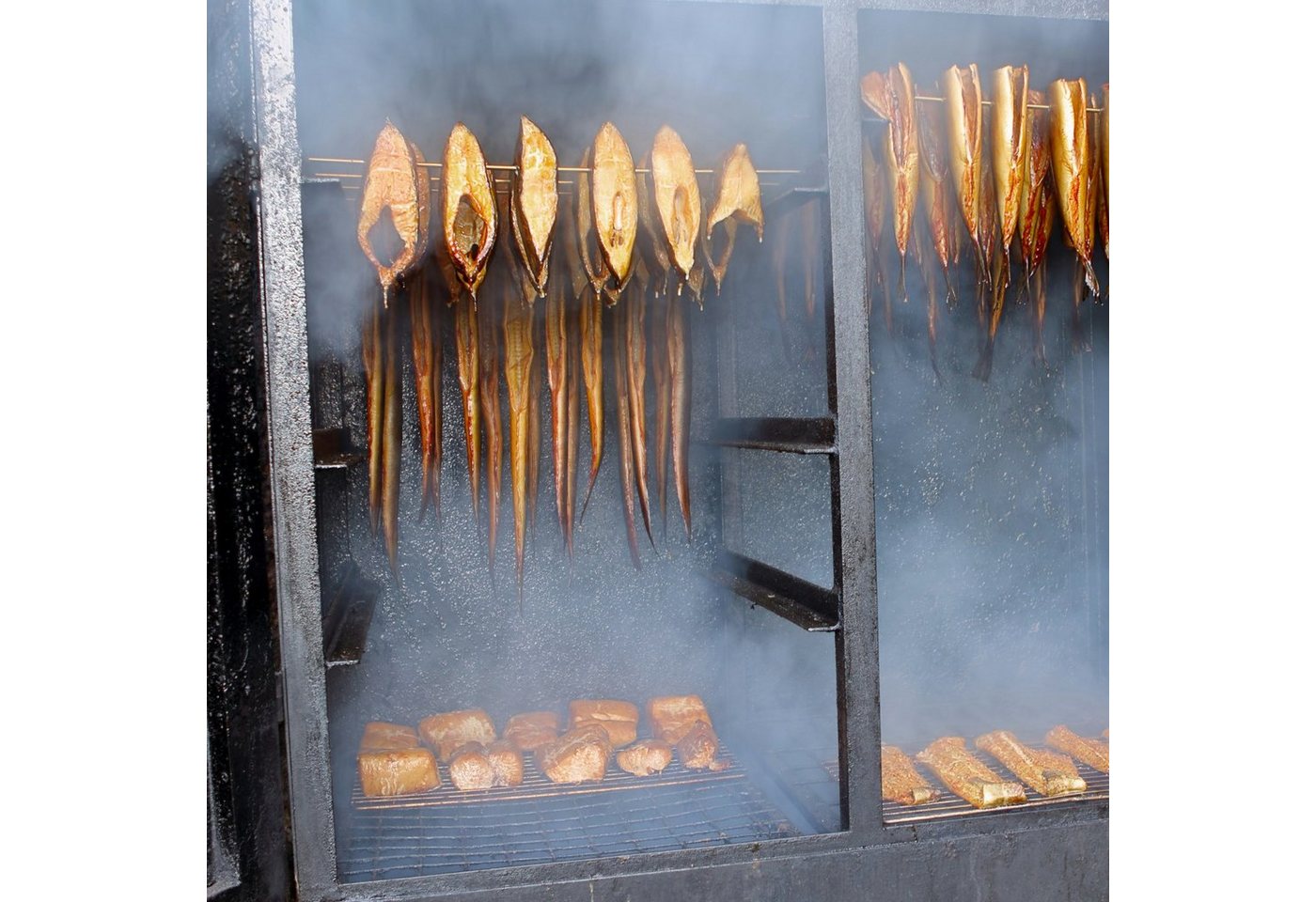 Moritz Räucherbox 5kg Räucherspäne Buche mit Wacholder fein 0,75 -2 mm zum smoken, räuchern/kalträuchern von Fleisch, Fisch, Gemüse geeignet – Bild 5 von 5