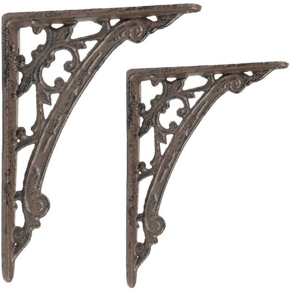 Moritz Wandregalhalter 2er Set Regalwinkel 17,8 x 13,5 cm Regalträger, Regalträger Regalwinkel Regalhalterung Wandregal Regal Kommode