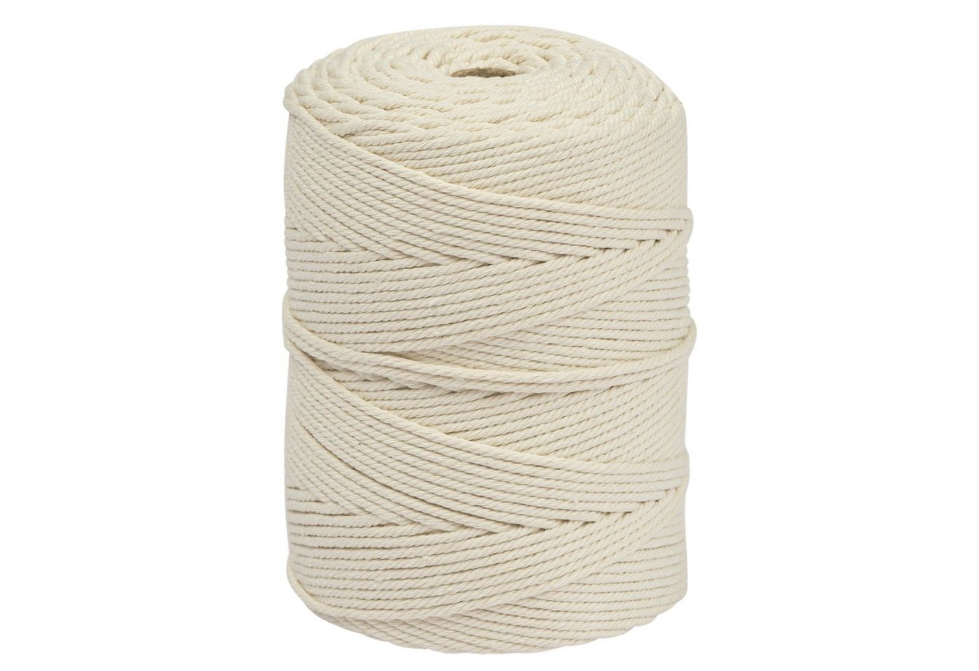 MORRENT Makramee-Garn 3mm x 300m,100% natürliche Baumwolle, superweiches garn Bastelgarn, 300,00 m – Bild 2 von 3