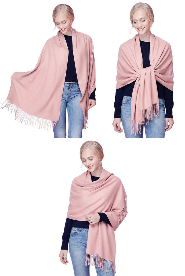 Moschen-Bayern Modeschal Pashmina Stola Damen Kaschmir Schultertuch Abendkleid festlich Schal, super weich und geschmeidig – Bild 5 von 5