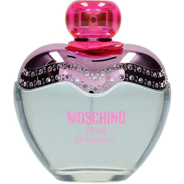 Moschino Eau de Toilette PINK BOUQUET, Blumig-fruchtiger Duft mit Himbeere, Jasmin, Veilchen und Moschus.