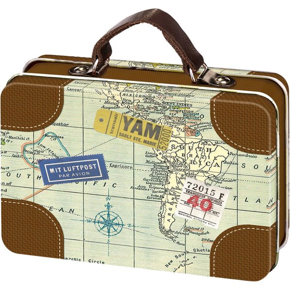 Moses. Verlag Geschenkbox Mini-Reisekoffer, Deko-Koffer, Geschenk-Verpackung, 10,5 cm x 7,3 cm