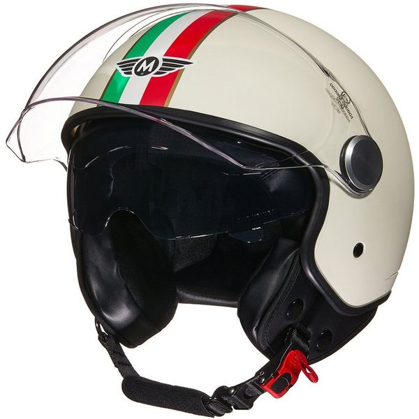 MOTO HELMETS Motorradhelm Jethelm Motorradhelm, Helm für Motorrad & Roller, Schnellverschluss, Sonnenvisier, nur 1050g