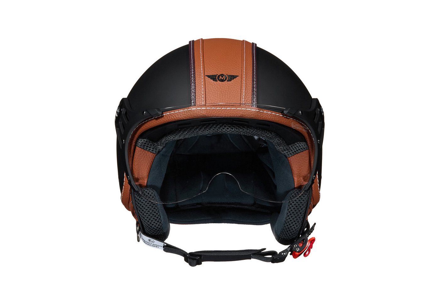 MOTO HELMETS Motorradhelm Jethelm Motorradhelm, Helm für Motorrad, Roller & Scooter, Schnellverschluss, nur 1050g – Bild 2 von 5