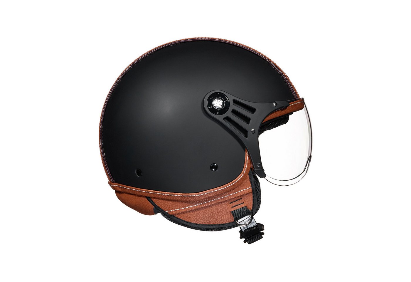 MOTO HELMETS Motorradhelm Jethelm Motorradhelm, Helm für Motorrad, Roller & Scooter, Schnellverschluss, nur 1050g – Bild 4 von 5