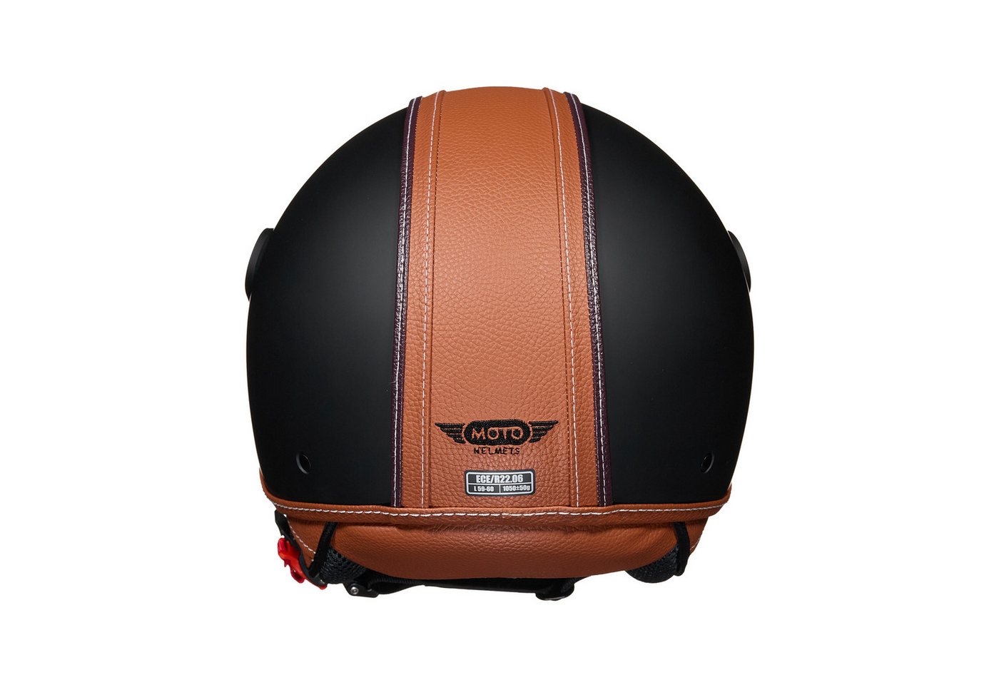 MOTO HELMETS Motorradhelm Jethelm Motorradhelm, Helm für Motorrad, Roller & Scooter, Schnellverschluss, nur 1050g – Bild 5 von 5