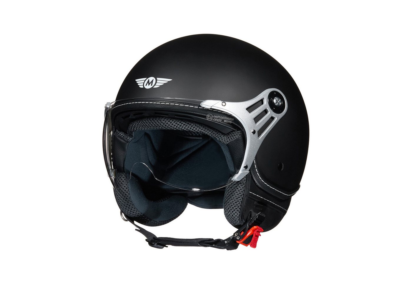 MOTO HELMETS Motorradhelm Jethelm Motorradhelm, Helm für Motorrad, Roller & Scooter, Schnellverschluss, nur 1050g – Bild 3 von 5