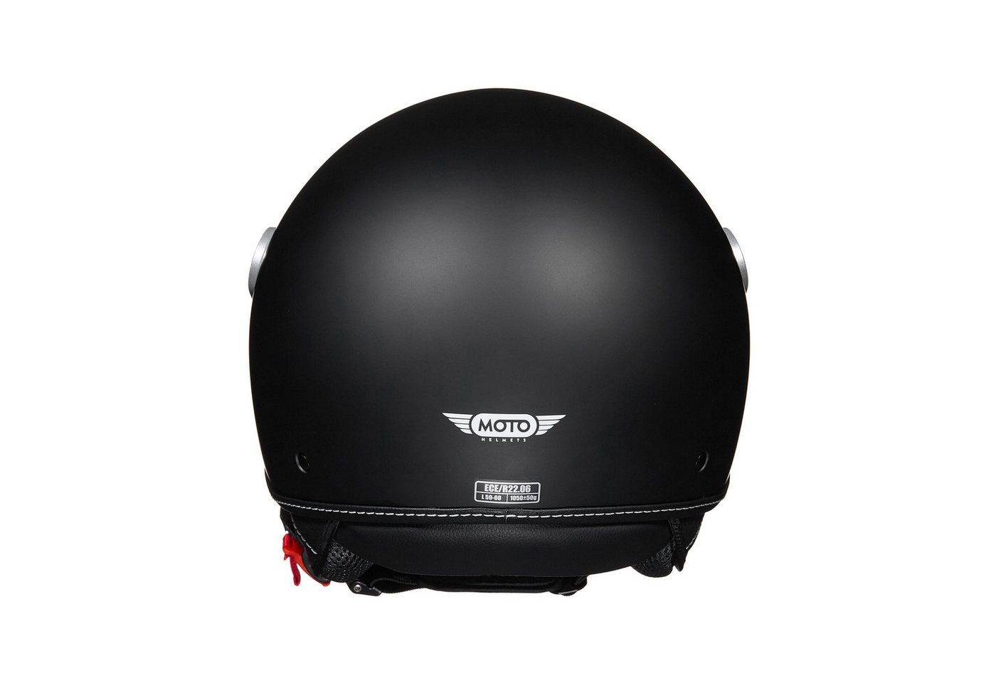 MOTO HELMETS Motorradhelm Jethelm Motorradhelm, Helm für Motorrad, Roller & Scooter, Schnellverschluss, nur 1050g – Bild 5 von 5
