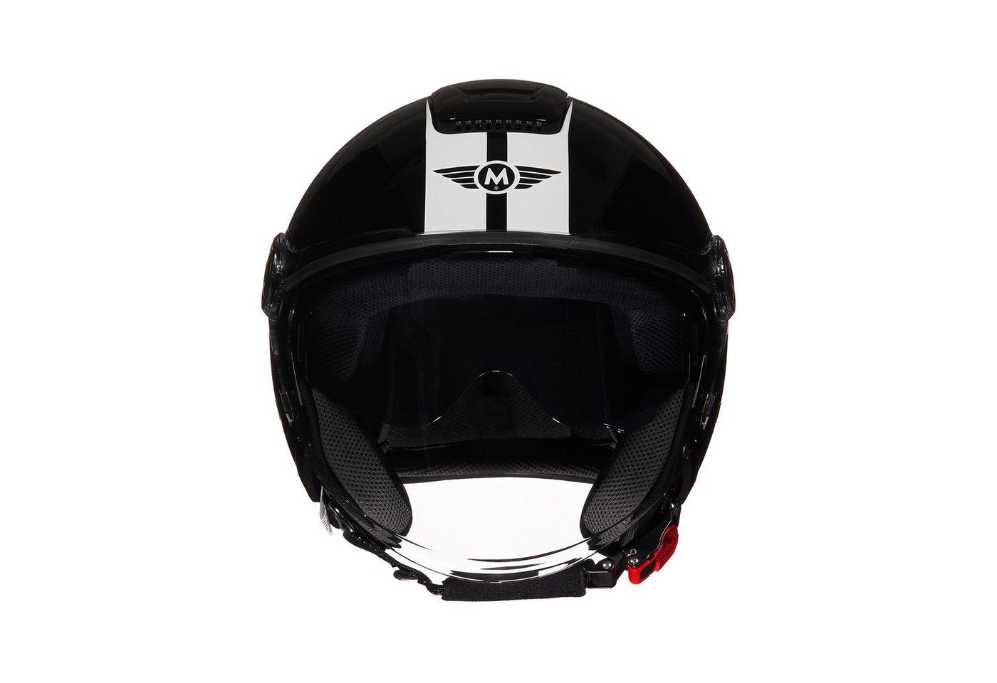 MOTO HELMETS Motorradhelm Jethelm Motorradhelm, Helm für Motorrad & Roller, Schnellverschluss, Sonnenvisier, nur 1050g – Bild 5 von 5