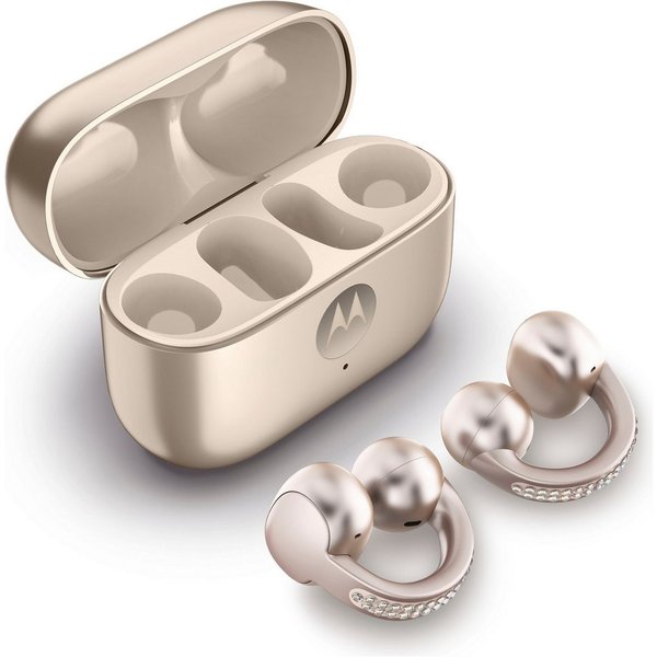 Motorola Moto Buds Loop wireless In-Ear-Kopfhörer (Active Noise Cancelling (ANC), Adaptive Noise-Cancelling, Hi-Res, Transparenzmodus, Bluetooth)