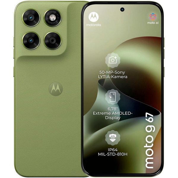 Motorola moto g67 Smartphone (17,22 cm/6,78 Zoll, 256 GB Speicherplatz, 50 MP Kamera)