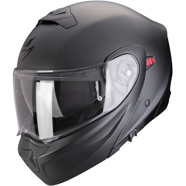 Scorpion Exo Motorradhelm Scorpion Exo-930 Evo Klapphelm Solid Matt-Schwarz (1er Set), klapphelm motorrad