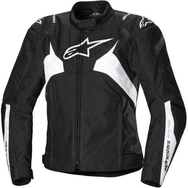 Alpinestars Motorradjacke Alpinestars Stella T-Jaws V4 Waterproof Jacke Schwarz / Weiss Damen motorradjacke für damen