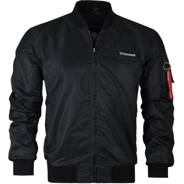 Bores Motorradjacke Bores Bomber Motorradjacke schwarz motorradjacke herren