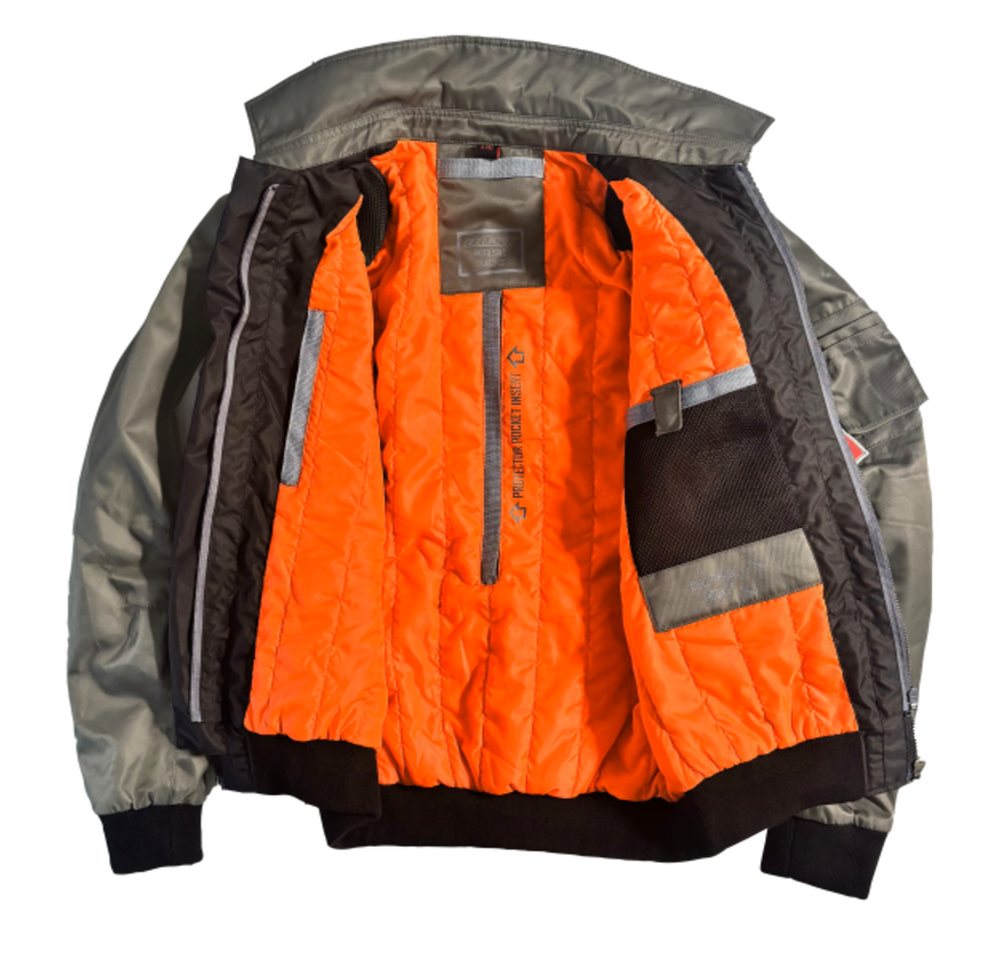Büse Motorradjacke BÜSE Kingman II Textiljacke oliv – Bild 2 von 2