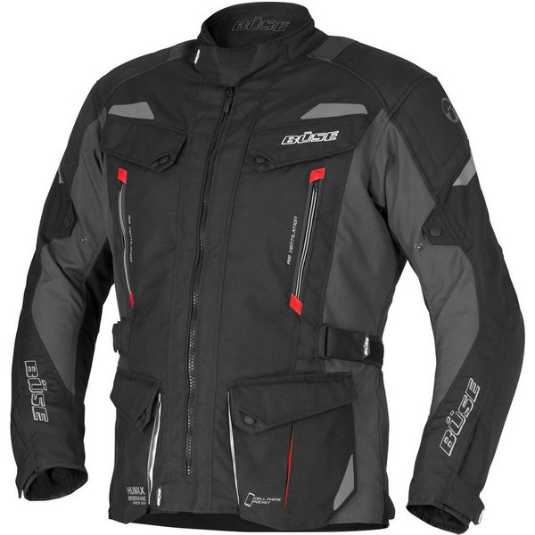 Büse Motorradjacke Büse Lago III Textiljacke Schwarz S motorradjacke herren
