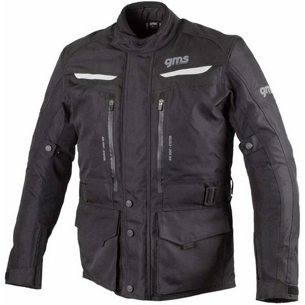 gms Motorradjacke GMS Gear Motorrad Textiljacke Wasserdicht Atmungsaktiv winddicht protektoren reflektierende reißve