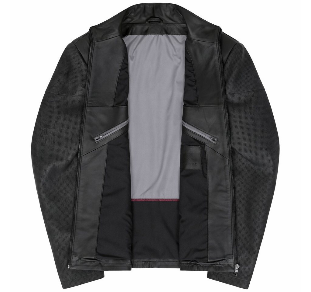Mouflon Lederjacke Alex Perforiertes Leder aus echtem, softigem Lammnappa-Leder. – Bild 2 von 3