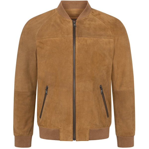 Mouflon Lederjacke Marlon echte, samtweiche Ziegenveloursleder