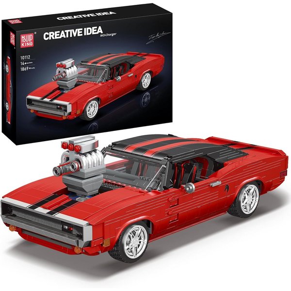 Mould King 10112 US-Muscle-Car Klassiker, 37 cm lang Konstruktions-Spielset, (1869 St)