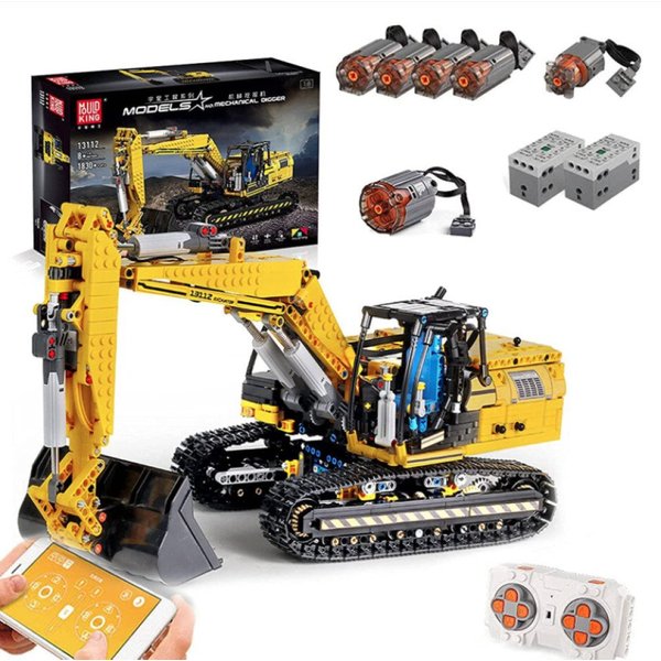 Mould King 13112 Bagger Konstruktions-Spielset, (2169 St)