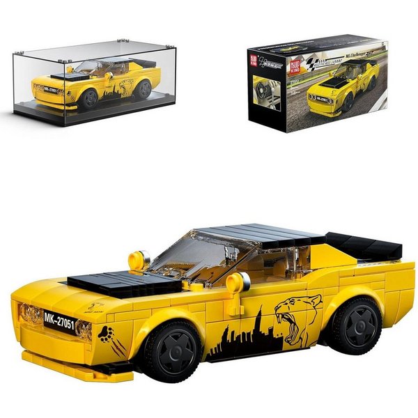Mould King 27051 Muscle Car Challenger SAT + Showcase Konstruktionsspielsteine