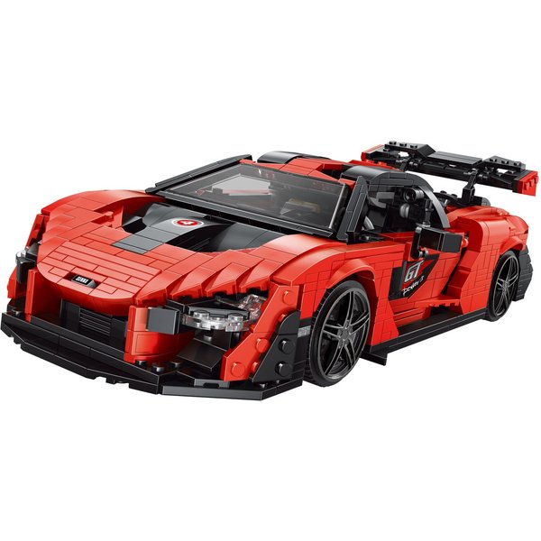 Mould King Creative Senna GTR Sportwagen-Bausatz Spielbausteine, (1182 St), 1182 Teile