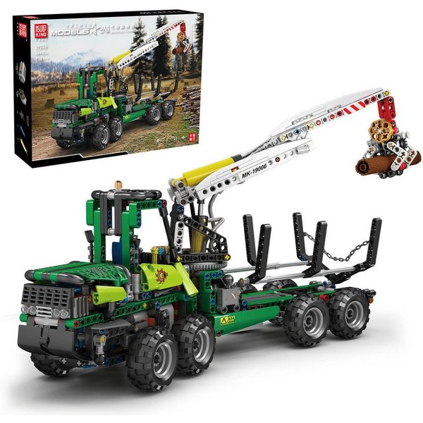 Mould King MK Holztransporter 938 Teile Konstruktionsspielsteine, (938 St)